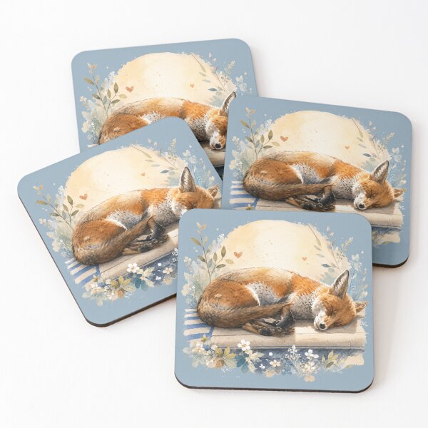 Item preview, Sleeping Fox in the Morning Sun designed and sold by ChirpInc.
