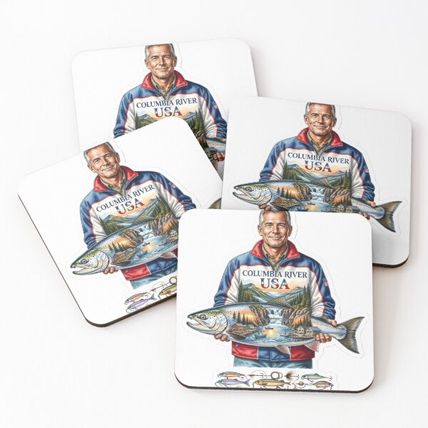 Item preview, Columbia River USA Fishing Sticker designed and sold by Imaginarium of Chaos falcon88 .