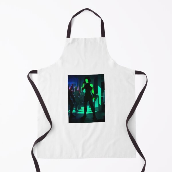 Item preview, Dark Nightclub Neon Green Light Background Laughing Girl. designed and sold by tedinator32.