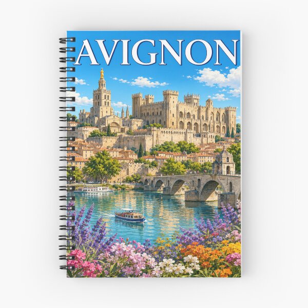 Item preview, Avignon, the city of Popes on the banks of the Rhône designed and sold by Pixel Otaku Gallery.