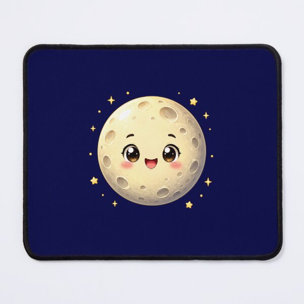 Item preview, Smiling Kawaii Moon designed and sold by Lolilas.