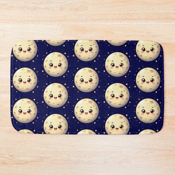 Item preview, Smiling Kawaii Moon designed and sold by Lolilas.