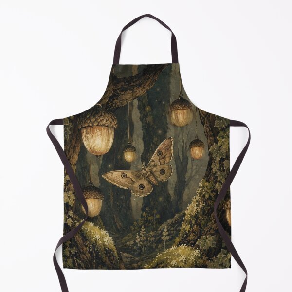 Item preview, Lantern Grove - Witchy Cottage Woodland Moth designed and sold by bapupa.