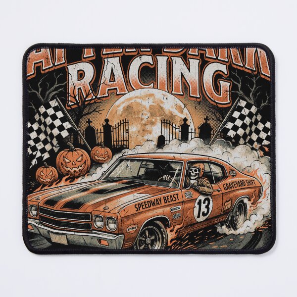 Item preview, After Dark Racing Vintage Halloween Retro Race Car Design designed and sold by BVNKGRAPH WORKS.
