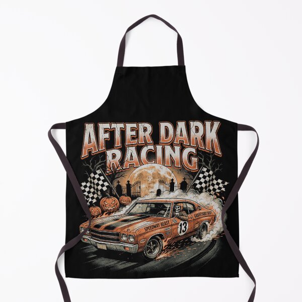 Item preview, After Dark Racing Vintage Halloween Retro Race Car Design designed and sold by BVNKGRAPH WORKS.