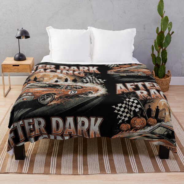 Item preview, After Dark Racing Vintage Halloween Retro Race Car Design designed and sold by BVNKGRAPH WORKS.