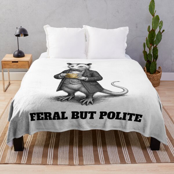 Item preview, CULTURE Feral But Polite — Victorian Gentleman Opossum Tea Time designed and sold by Uglyandcute.