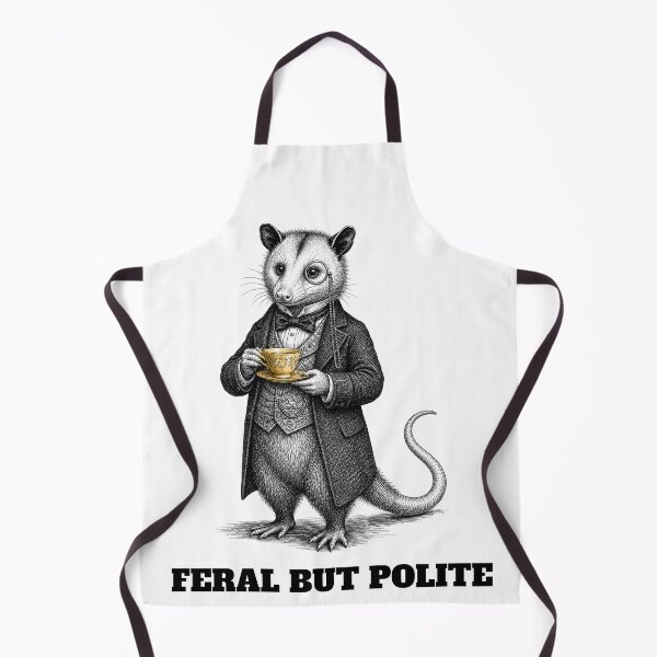 Item preview, CULTURE Feral But Polite — Victorian Gentleman Opossum Tea Time designed and sold by Uglyandcute.