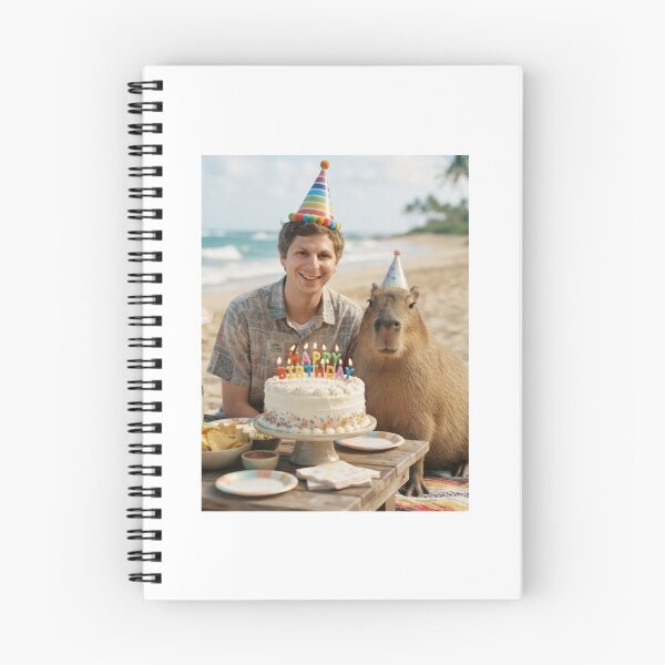 Item preview, Michael cera capybara beach capybaras animal pet nature meme memes funny parody christmas birthday  designed and sold by CheeseBlueprint.