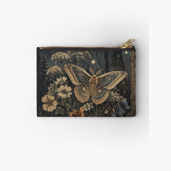 Item preview, Moonwing Visitor - Witchy Cottage Woodland Moth designed and sold by bapupa.
