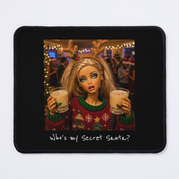 Item preview, Distressed Doll Face Meme, Secret Santa Funny Christmas Office Party Humor gift | Ugly Sweater | Disgusted Doll Sarcastic coworker gift designed and sold by SpookyShadesLab.