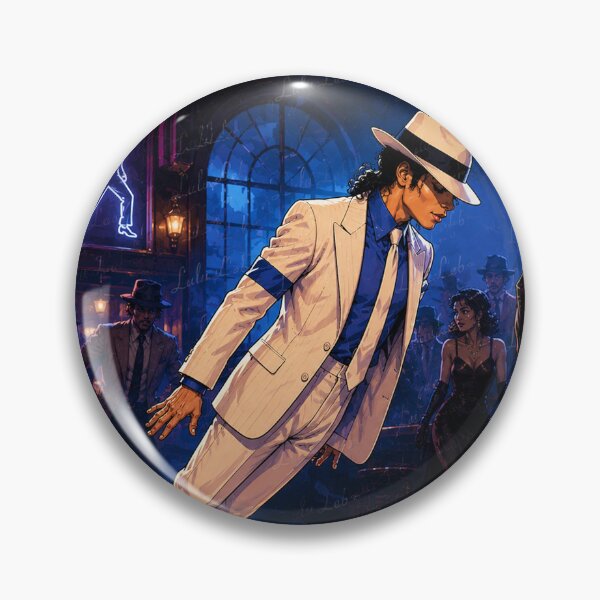 Item preview, Michael Jackson -  Smooth Criminal Cartoon tribute designed and sold by LuluLeb.