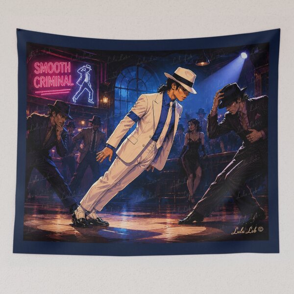 Item preview, Michael Jackson -  Smooth Criminal Cartoon tribute designed and sold by LuluLeb.