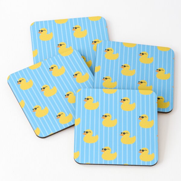 Item preview, Cool Rubber Duck Sunglasses Seamless Pattern designed and sold by jianina-alondra.