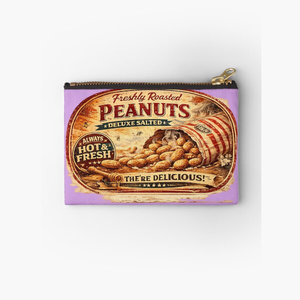 Item preview, Vintage US Roasted Peanuts Retro Sign designed and sold by Normandy Road Heritage.