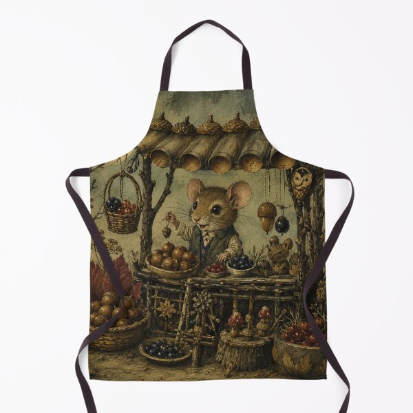 Item preview, Hazelnut Market - Cozy Cottage Woodland Mouse designed and sold by bapupa.