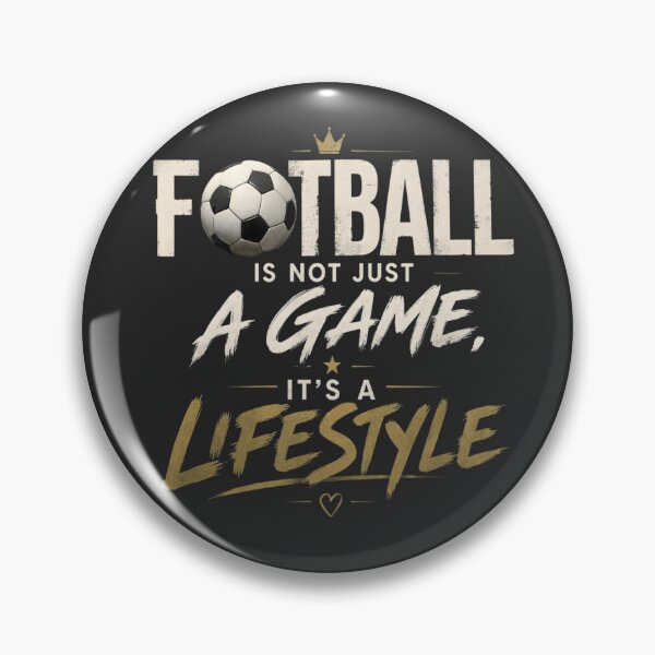 Item preview, Football Is Not Just A Game Lifestyle Vintage Soccer designed and sold by CloudyCatArt.