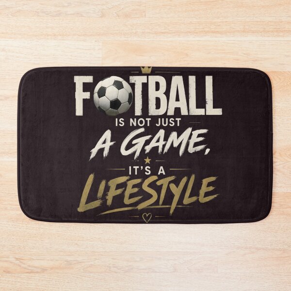 Item preview, Football Is Not Just A Game Lifestyle Vintage Soccer designed and sold by CloudyCatArt.