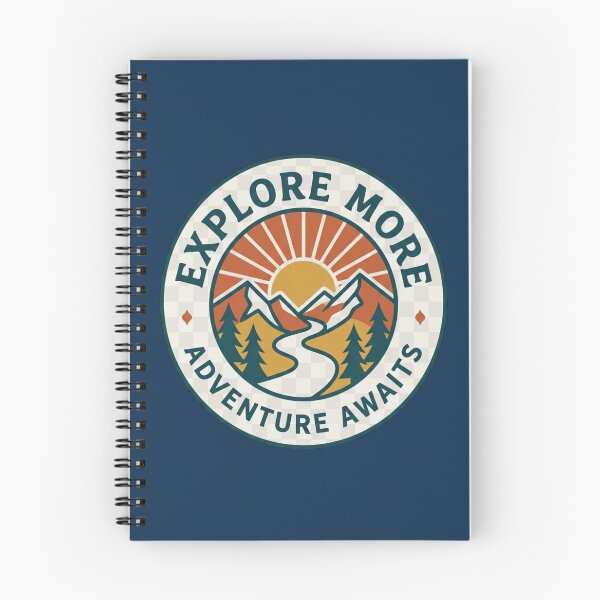 Item preview, Explore More Adventure Awaits Retro Wilderness Nature designed and sold by Amituniqdesign .