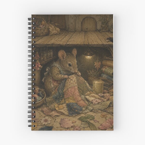 Item preview, Thimble Tailor - Cozy Cottage Woodland Mouse designed and sold by bapupa.