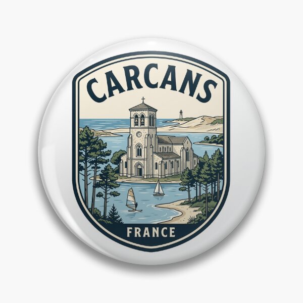 Item preview, Carcans France Lake and Forest Vintage Travel designed and sold by k3rstman1.