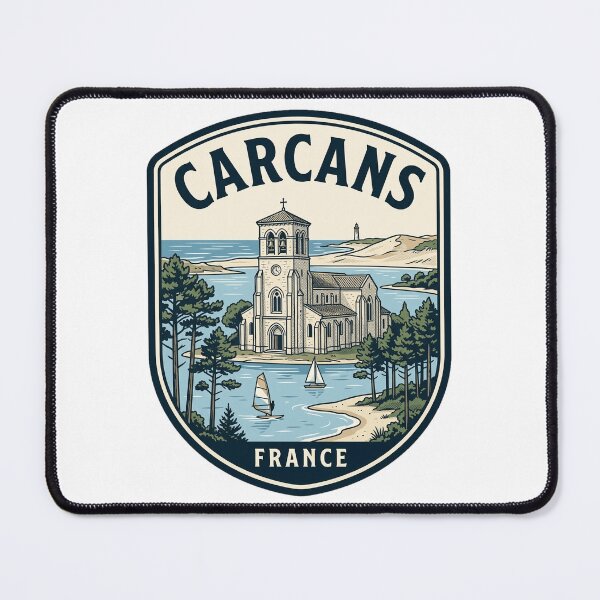 Item preview, Carcans France Lake and Forest Vintage Travel designed and sold by k3rstman1.