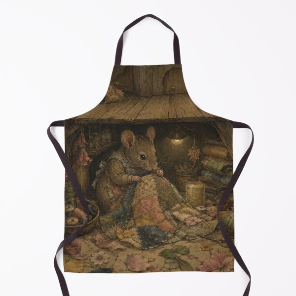 Item preview, Thimble Tailor - Cozy Cottage Woodland Mouse designed and sold by bapupa.