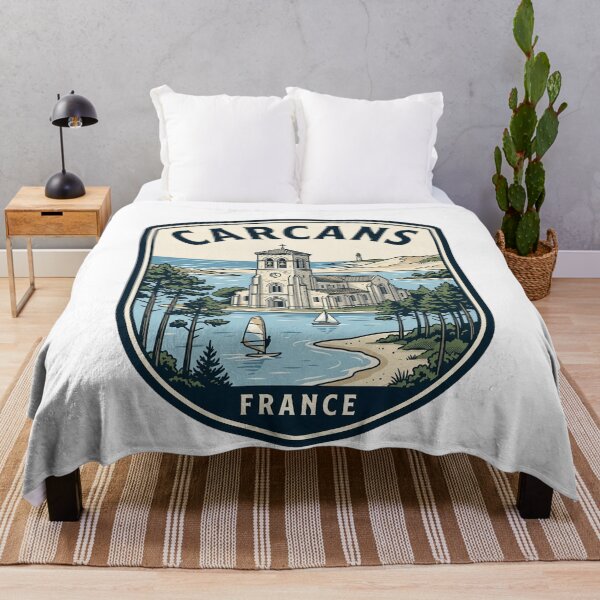 Item preview, Carcans France Lake and Forest Vintage Travel designed and sold by k3rstman1.