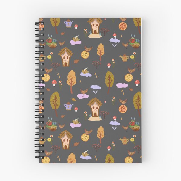 Item preview, Cozy Autumn Woodland Birds Pattern designed and sold by FaliushART.