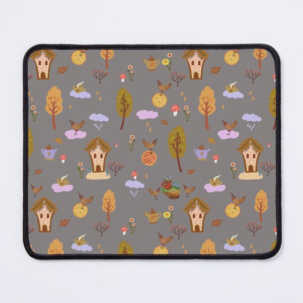 Item preview, Cozy Autumn Woodland Birds Pattern designed and sold by FaliushART.