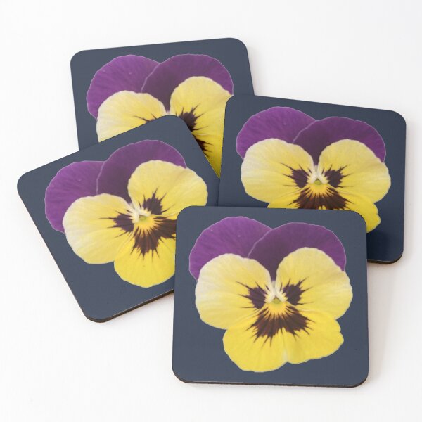 Item preview, Isolated Purple and Yellow Pansy Flower Graphic designed and sold by BalkanBloomArt.