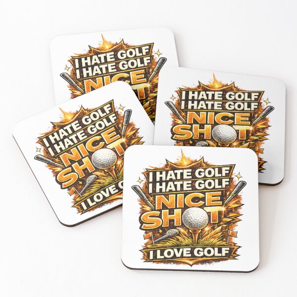 Item preview, I Hate Golf Nice Shot I Love Golf Funny Golfer designed and sold by ZIGLWORKS.