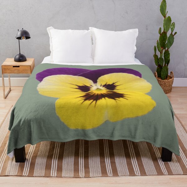 Item preview, Isolated Purple and Yellow Pansy Flower Graphic designed and sold by BalkanBloom.