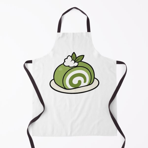 Item preview, Kawaii Matcha Roll Cake Japanese Dessert designed and sold by VectorForge Studio.