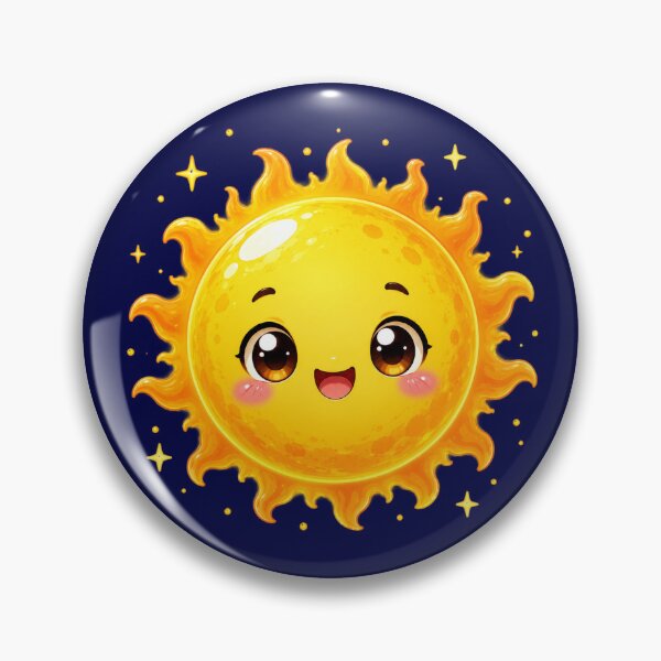 Item preview, Radiant Kawaii Sun designed and sold by Lolilas.