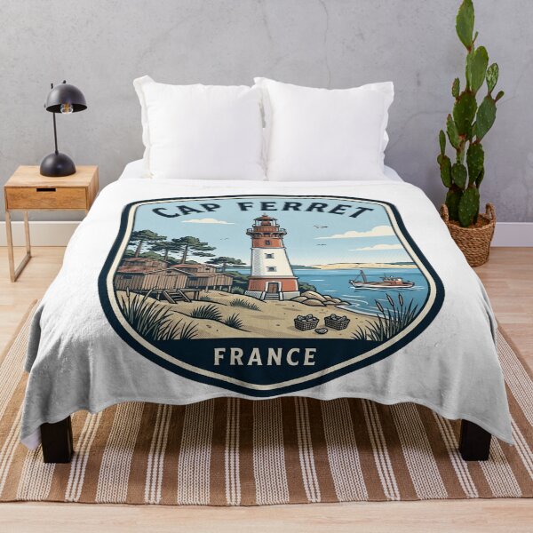 Item preview, Cap Ferret France Vintage Lighthouse Travel Badge designed and sold by k3rstman1.