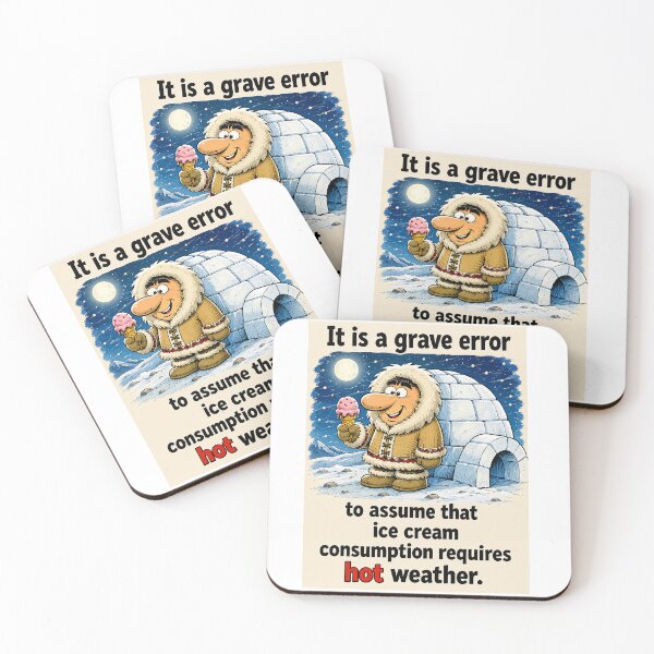 Item preview, Funny Winter Ice Cream Cartoon designed and sold by Mad Axle Studios.