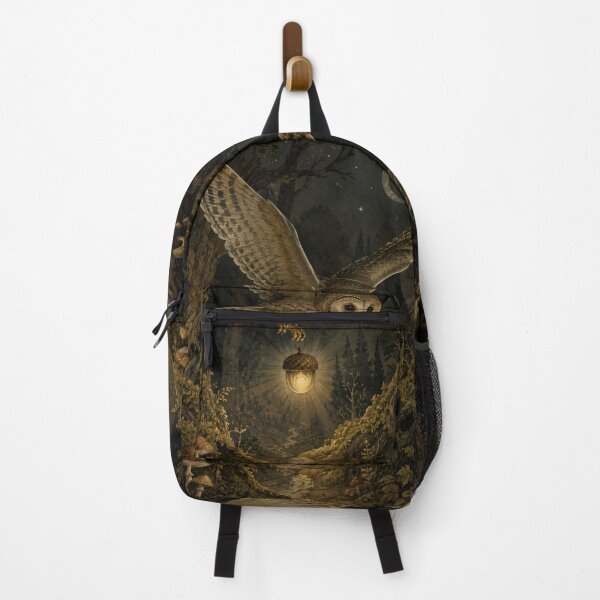 Item preview, Lantern Flight - Cozy Cottage Woodland Owl designed and sold by bapupa.