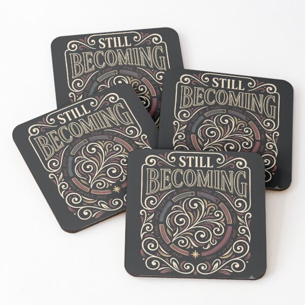 Item preview, Still Becoming – One Step at a Time Inspirational Quote designed and sold by Origamoart.