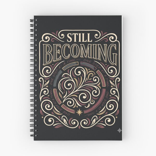 Item preview, Still Becoming – One Step at a Time Inspirational Quote designed and sold by Origamoart.