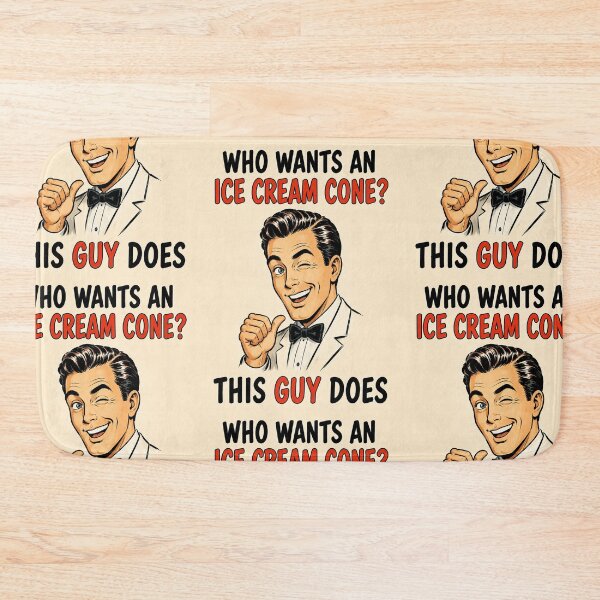 Item preview, Funny Ice Cream Cone Cartoon designed and sold by Mad Axle Studios.
