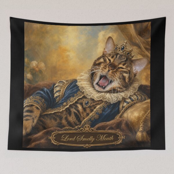 Item preview, Lord Smelly Mouth – Humorous Baroque Bengal Painting designed and sold by Bengoer18.