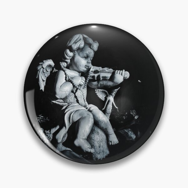 Item preview, Canorous Cherub in Black and White designed and sold by Empathetic-Psychopath.