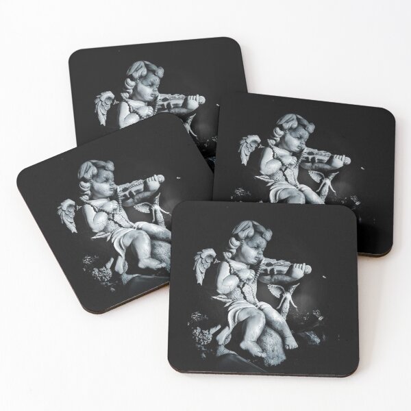 Item preview, Canorous Cherub in Black and White designed and sold by Empathetic-Psychopath.
