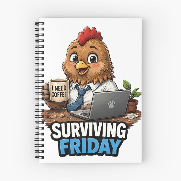 Item preview, Surviving Friday Rooster - Happy Office Coffee Celebration designed and sold by Surviving Monday Club.