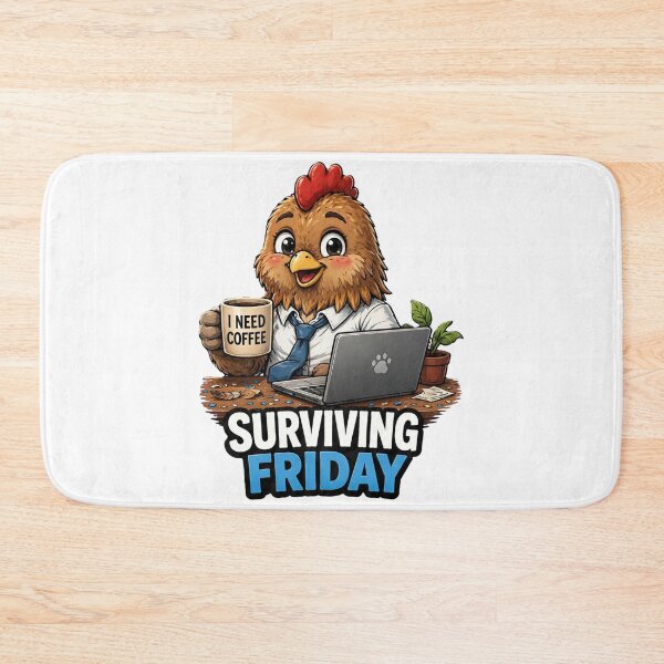Item preview, Surviving Friday Rooster - Happy Office Coffee Celebration designed and sold by Surviving Monday Club.