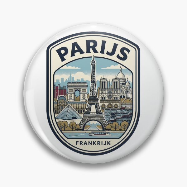 Item preview, Parijs Frankrijk Vintage Travel Emblem designed and sold by k3rstman1.