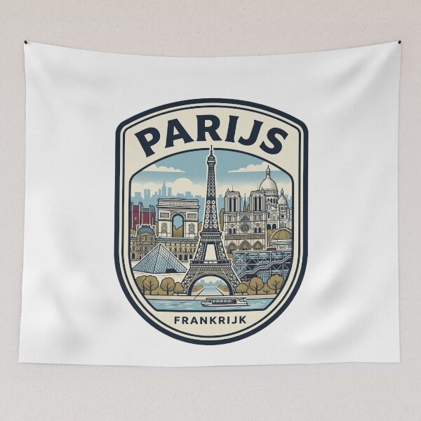 Item preview, Parijs Frankrijk Vintage Travel Emblem designed and sold by k3rstman1.