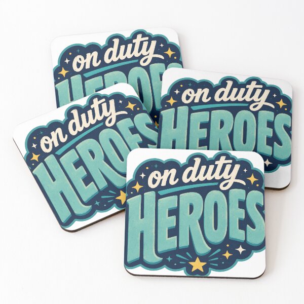 Item preview, Heroes on duty in blue designed and sold by GingerBest.