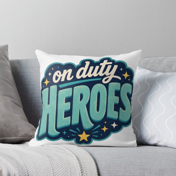 Item preview, Heroes on duty in blue designed and sold by GingerBest.